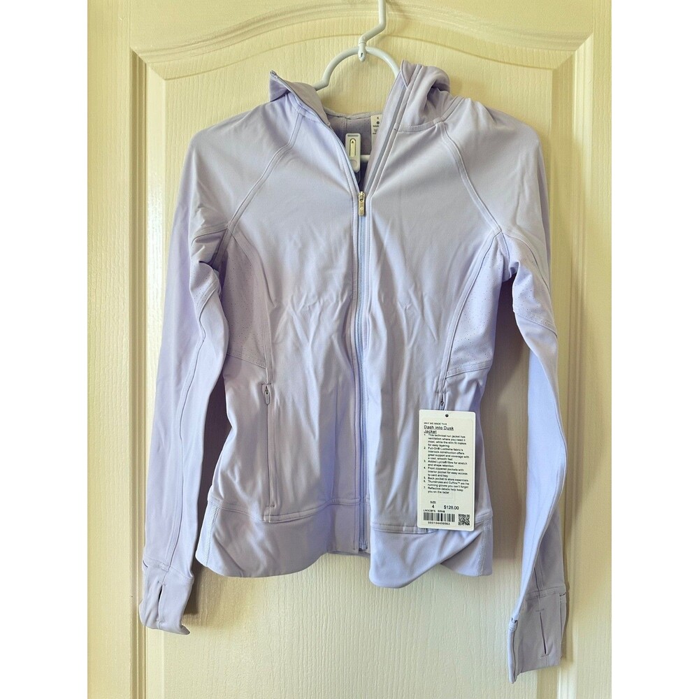 NWT Lululemon Dash Into Dusk Jacket Serene Blue Size 4